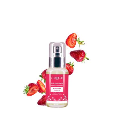 Cuddly and edible oil face and body Strawberry fragrance 50ml
