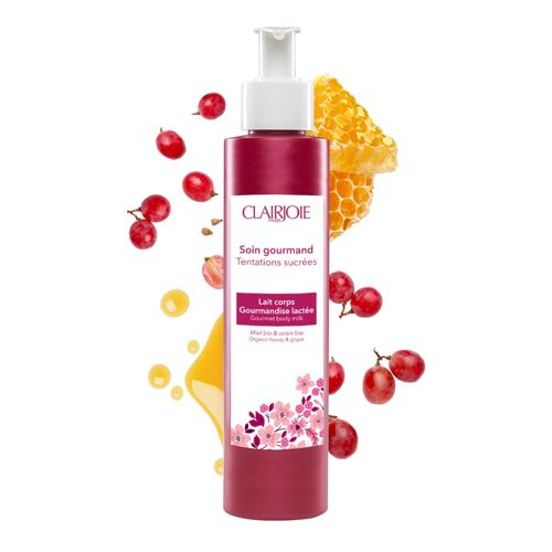 Lait corps Gourmandise lactée miel et raisin 200ml