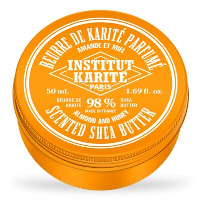 98 % Beurre de Karité Parfumé 50 mL  - Amande et Miel