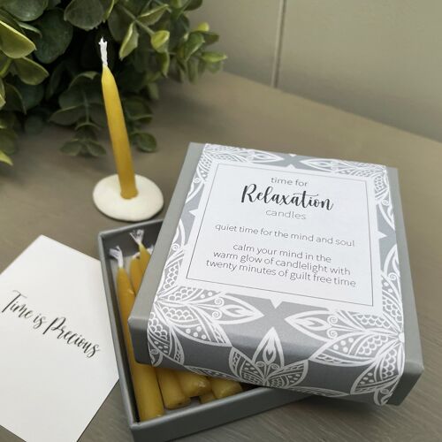 time for Relaxation candles (wrap)