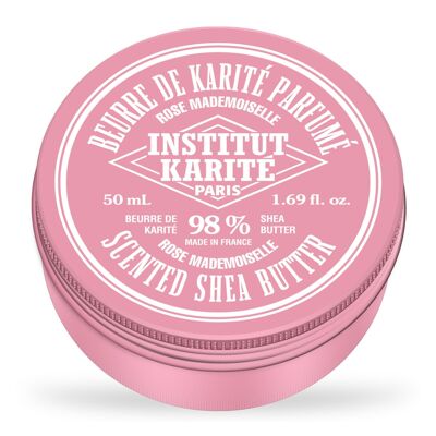 98 % Beurre de Karité Parfumé 50 mL - Rose Mademoiselle