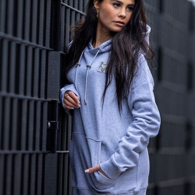 Extra Oversized Hoodie Unisex - Zwart