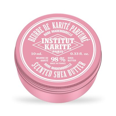 98 % Beurre de Karité Parfumé 10 mL - Rose Mademoiselle
