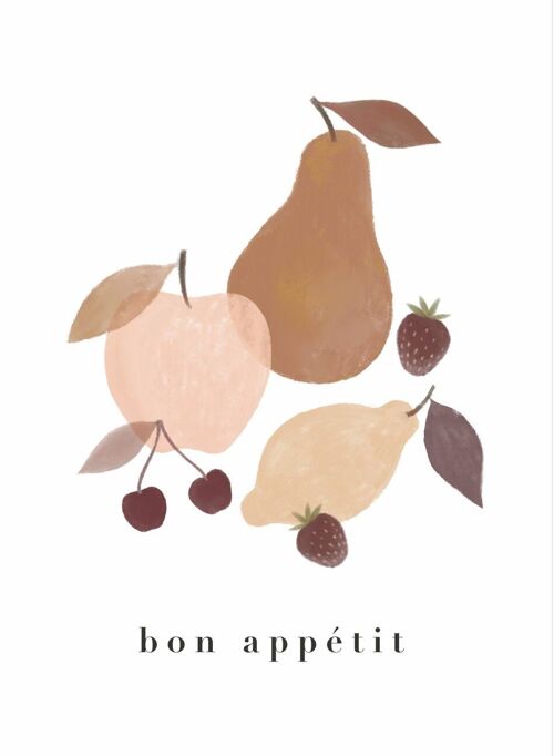 Carte A6 Bon Appétit
