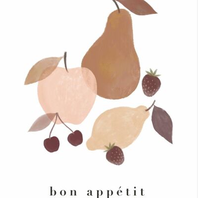 Tarjeta A6 Bon Appétit