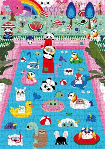 Puzzle Kawaii Paysage – puzzle 1000 pièces 9