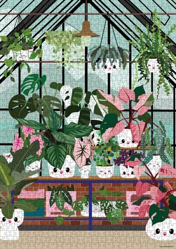 Puzzle serre avec plantes – puzzle 1000 pièces 2