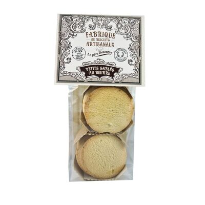 Shortbread cookies with butter and fleur de sel from Camargue
