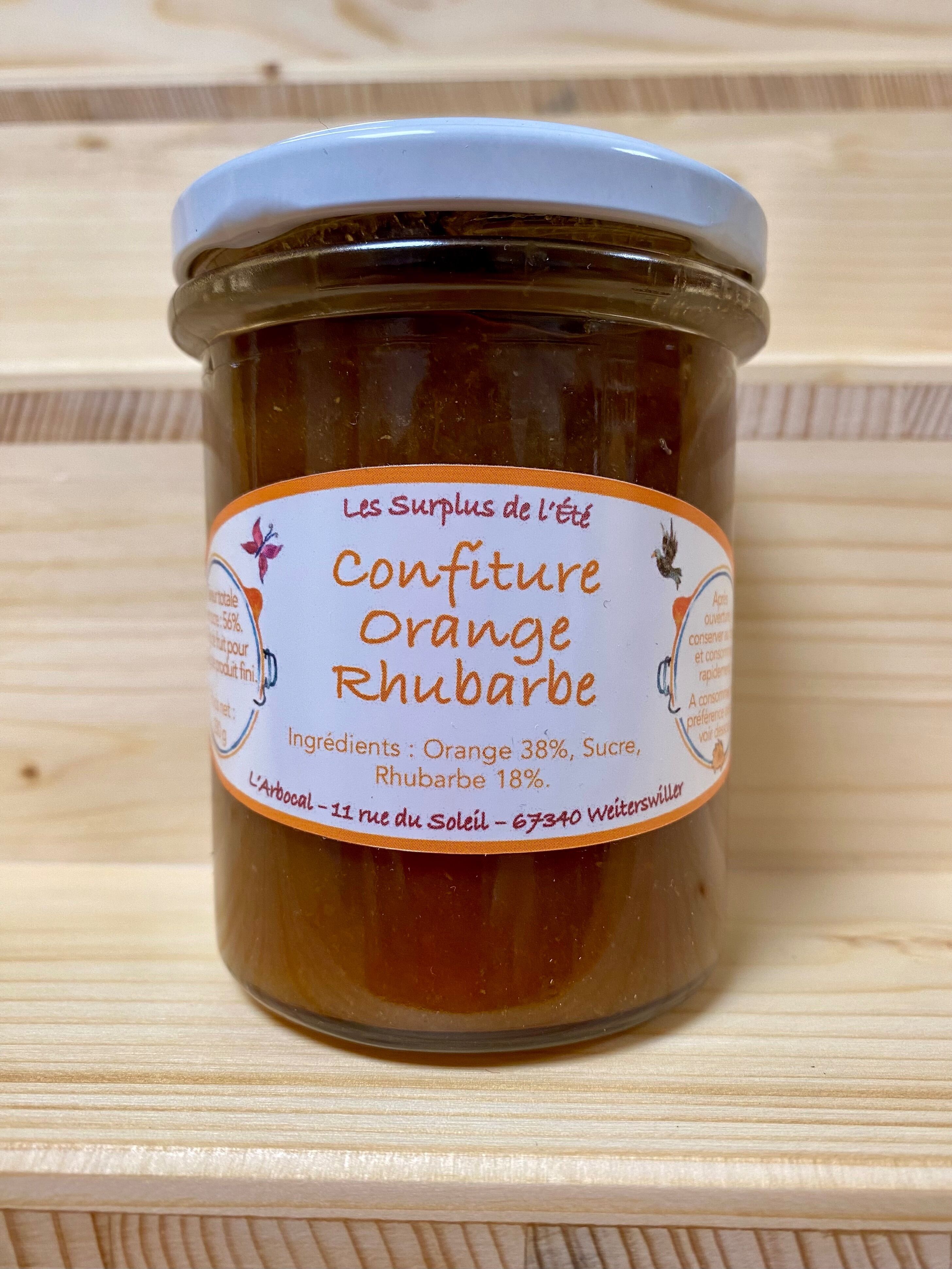 Marmellata Di Rabarbaro All'Arancia