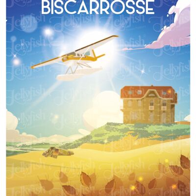 BISCARROSSE-POSTER 40x30