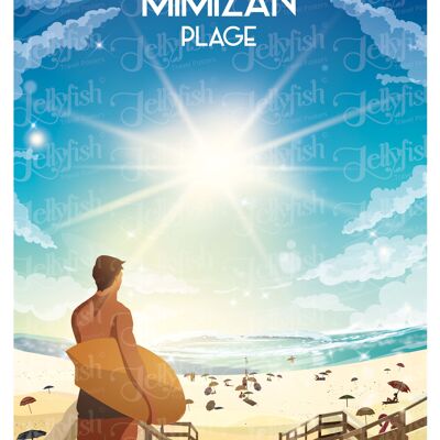 POSTER MIMIZAN BEACH 40x30