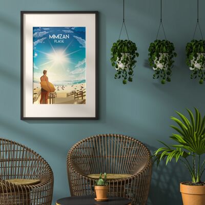 POSTER MIMIZAN BEACH 50x70