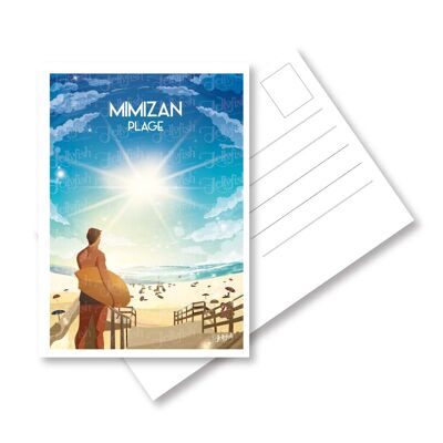 MIMIZAN BEACH POSTCARD