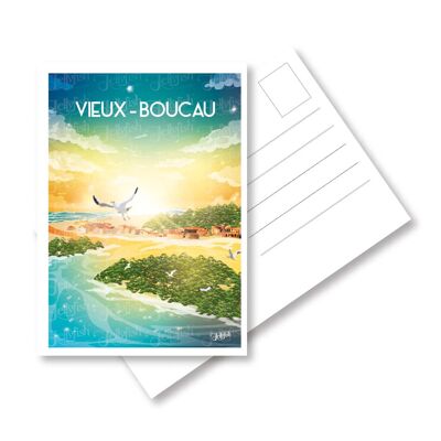 ALTE BOUCAU-POSTKARTE