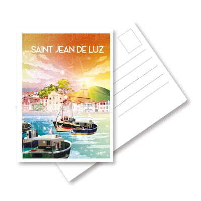 HEILIGE JEAN DE LUZ-POSTKARTE