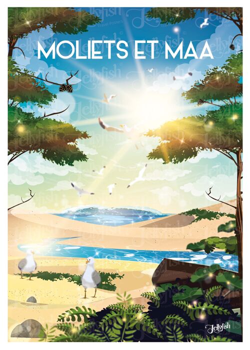 AFFICHE MOLIETS ET MAA 40x30