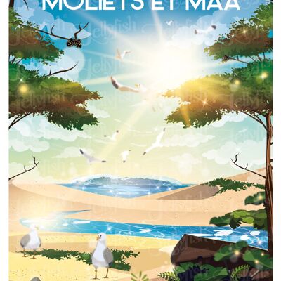 AFFICHE MOLIETS ET MAA 40x30