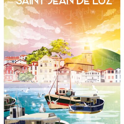 SAINT JEAN DE LUZ POSTER 40x30