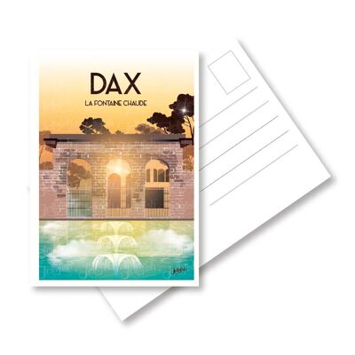 DAX POSTCARD - HOT FOUNTAIN