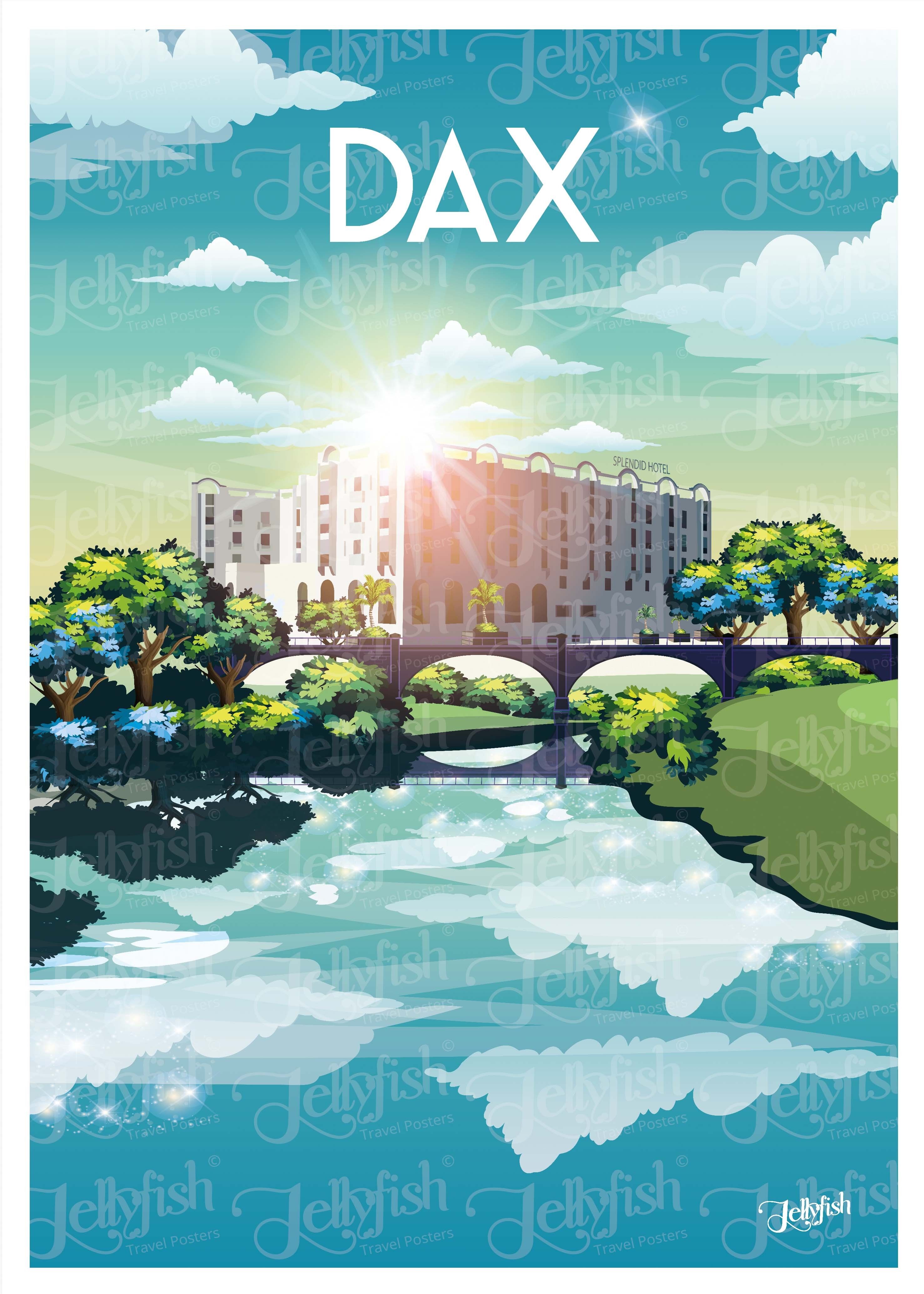 Manifesto della città di DAX 40x30 cm