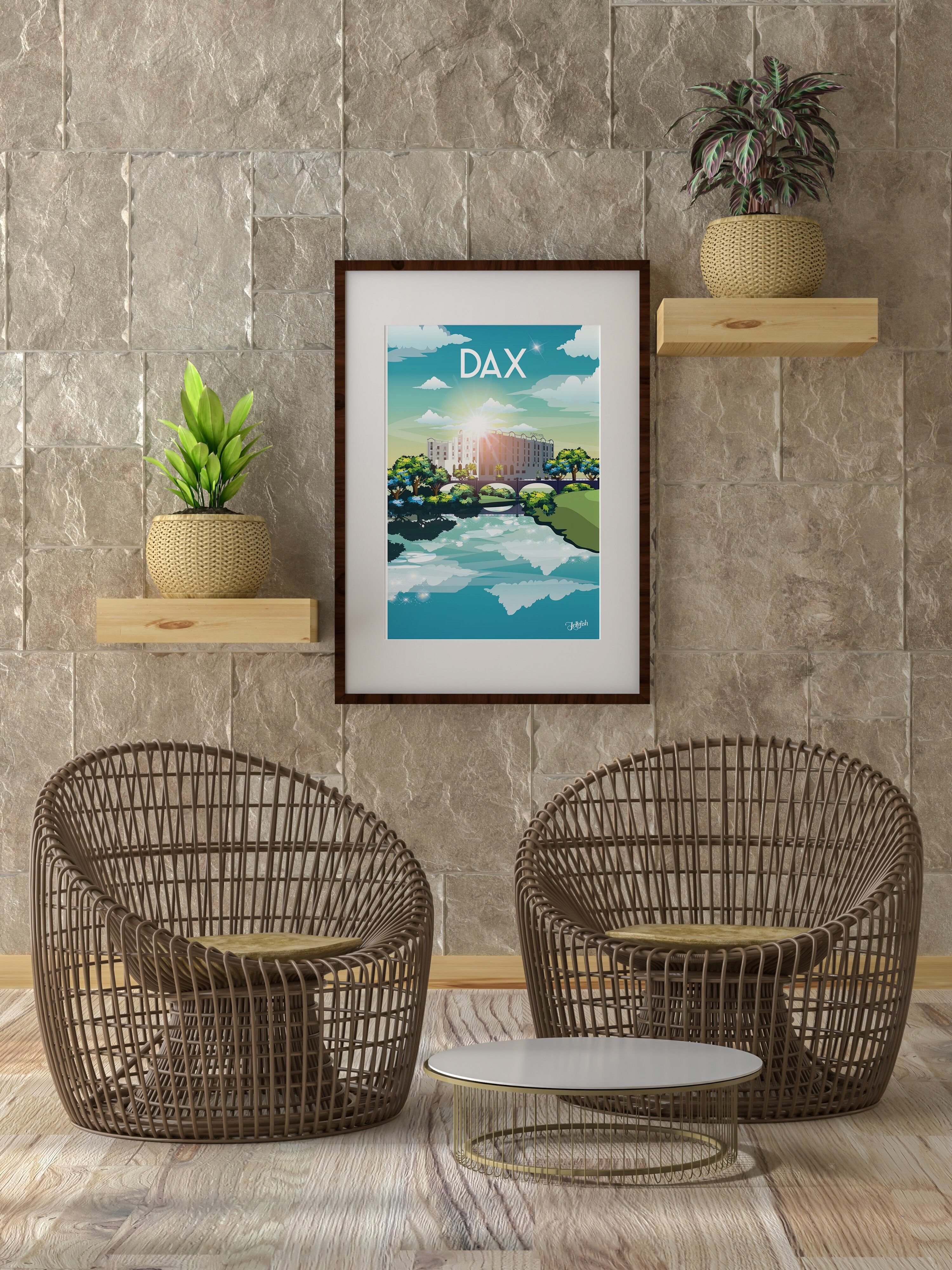 Manifesto della città di DAX 50x70 cm