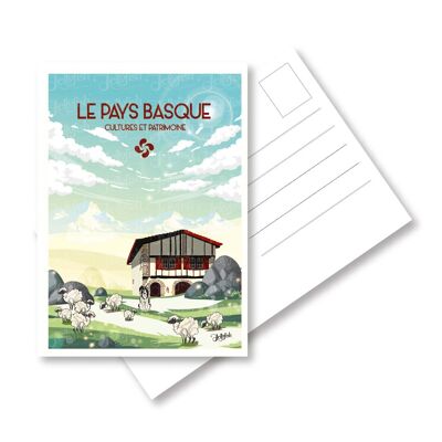 BASQUE COUNTRY POSTCARD