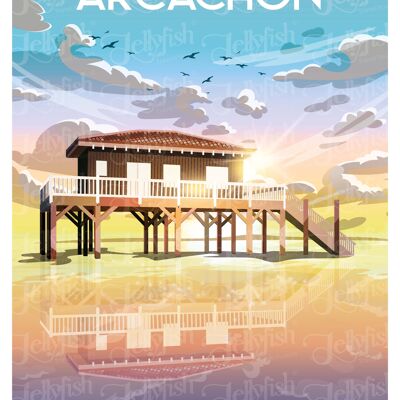 POSTER ARCACHON 40x30