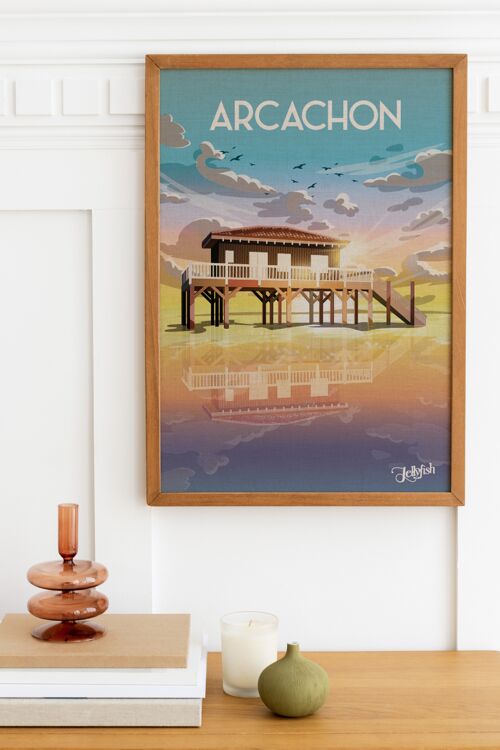 AFFICHE ARCACHON 50x70