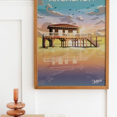 AFFICHE ARCACHON 50x70