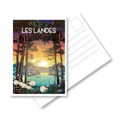 CARTE POSTALE LES LANDES