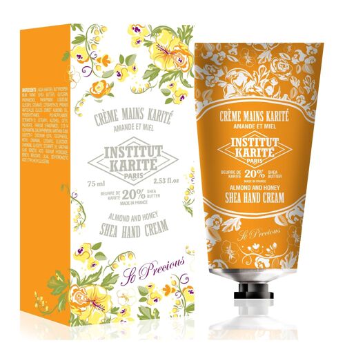 Crème Mains Karité 75 mL Amande et Miel