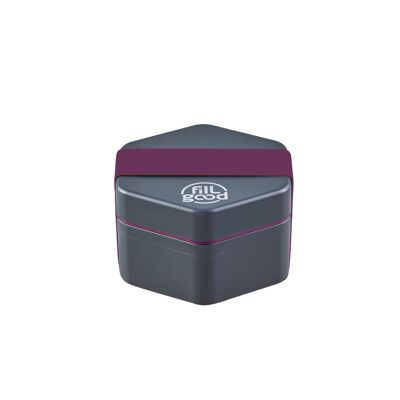 FILLGOOD lunch box 1 x 500ml Violet Lunchbox - Made in France