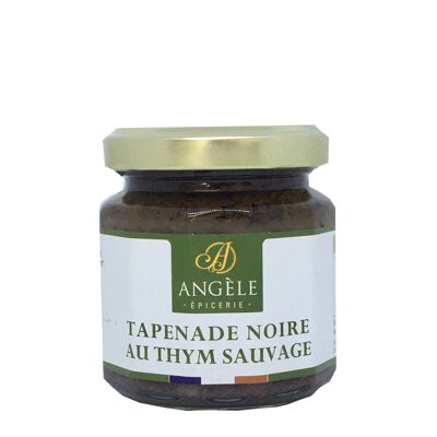 Black tapenade with organic wild thyme 100g