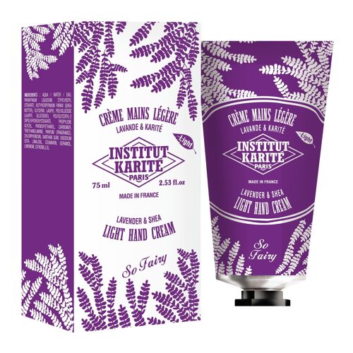 Crème Mains Légère Karité 75 mL Lavande
