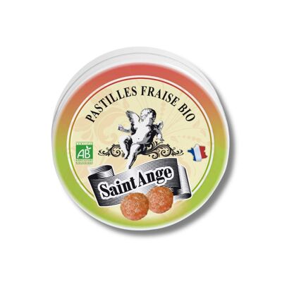 Saint Ange BIO | Bonbons Artisanaux | Saveur Fraise | Boîte 50 g