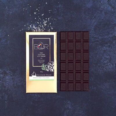 Dunkle Schokolade mit Meersalz x 12 Riegel