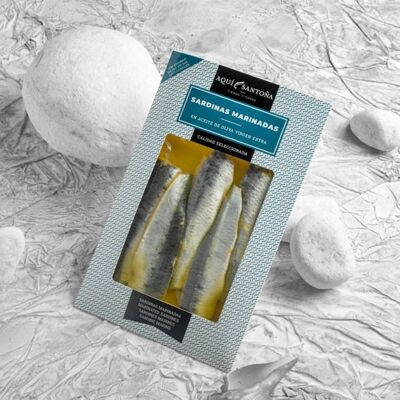 Anchoas PLATA del Cantábrico 250g - Aquí Santoña : Aquí Santoña