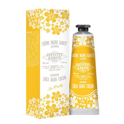 Crema mani al karitè 30 ml Jasmine - Con custodia