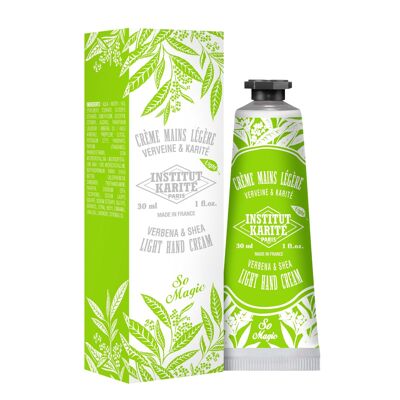 Crème Mains Légère Karité 30 mL Verveine - Avec étui