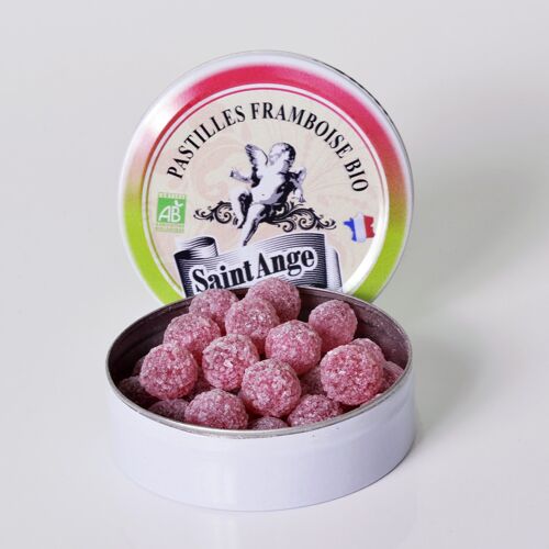 Saint-Ange saveur BIO Framboise- boite de 50g