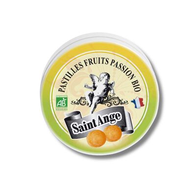 Saint Ange BIO | Bonbons Artisanaux | Saveur Fruits de la passion | Boîte 50 g