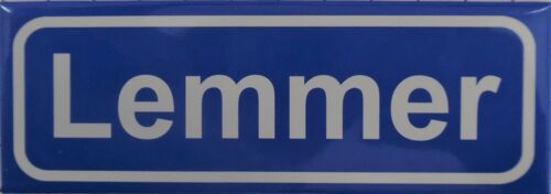 Fridge Magnet Town sign Lemmer