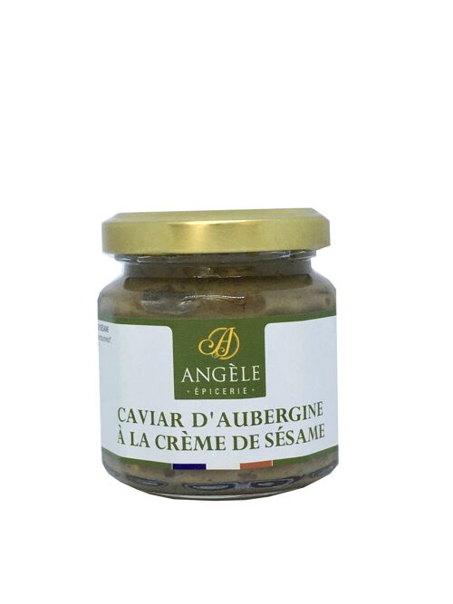 Caviar d'aubergines à la crème de sésame bio 100g