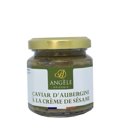 Caviar de berenjena con crema de sésamo ecológico 100g