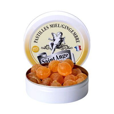 Saint Ange | Bonbons Artisanaux | Saveur Miel Gingembre | Boîte 50 g
