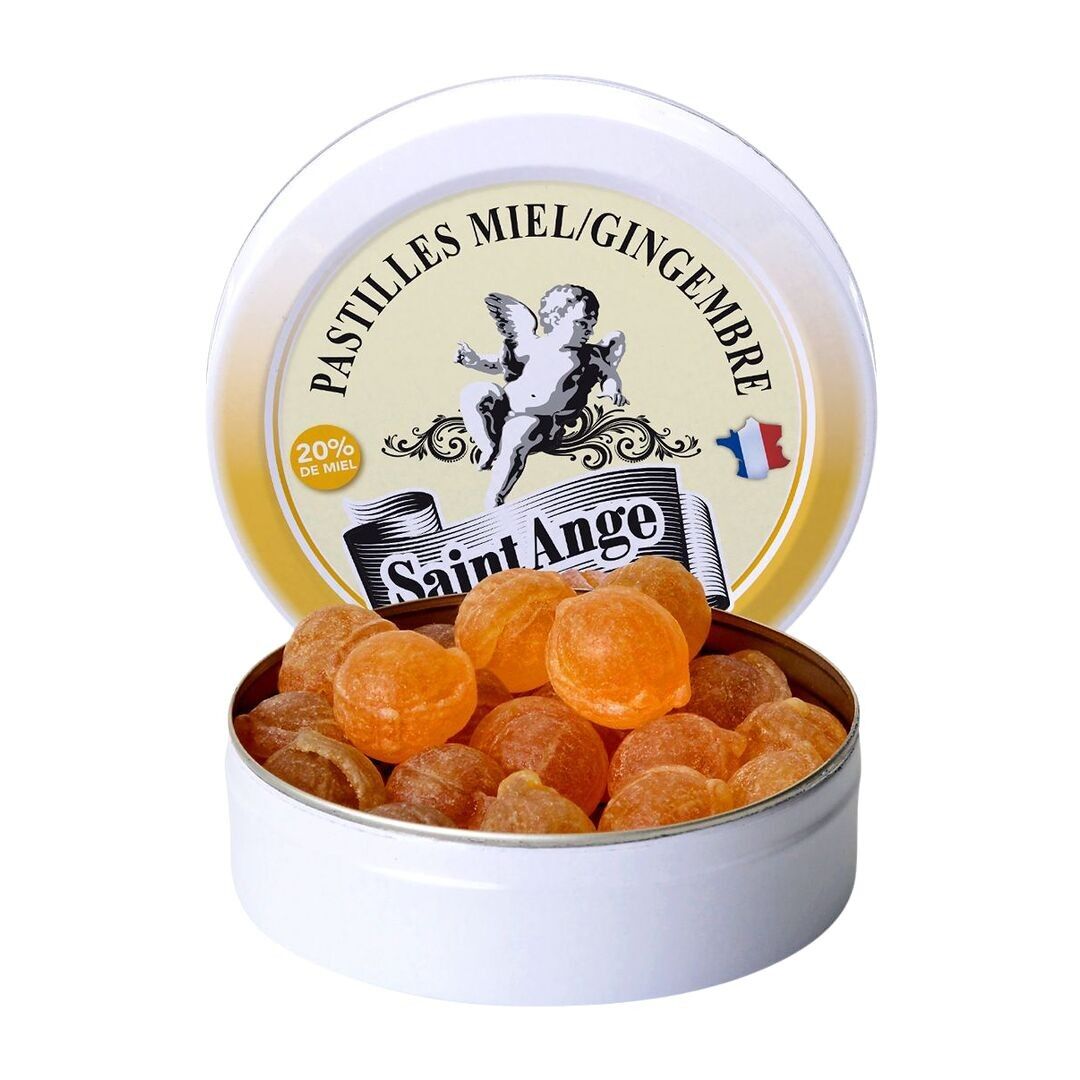 Santo Ángel | Dulces Artesanales | Sabor Miel Jengibre | Caja 50g
