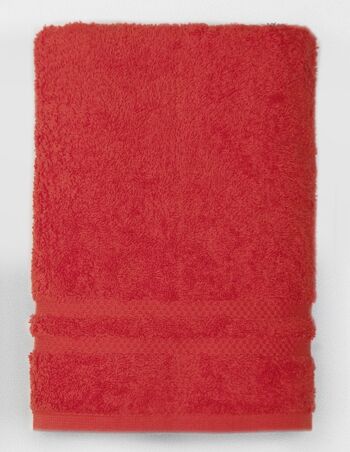 Serviette de bain Ibiza rouge