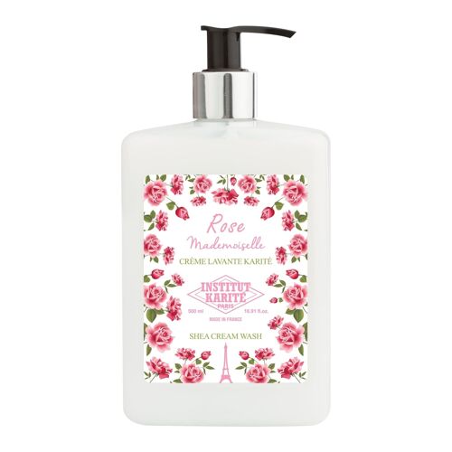 Crème Lavante Karité Rose Mademoiselle 500 mL