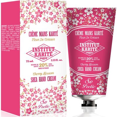 Crème Mains Karité Fleur de Cerisier 75 mL