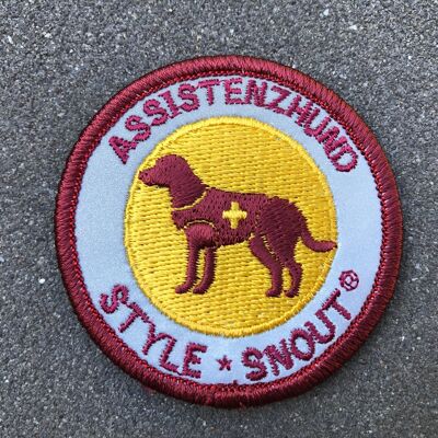 Sticker - Patch it! - ASSISTENZHUND, 6cm